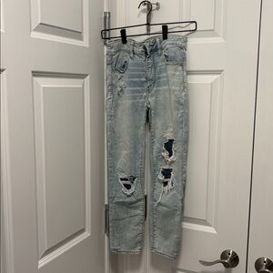 American Eagle Hi-rise jegging crop
